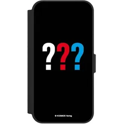 Nivocase Klapphülle für Apple iPhone 17e Handyhülle aus Kunst Leder NIVOflip schwarz Logo Offizielles (Apple iPhone 17e), Smartphone Hülle, Schwarz