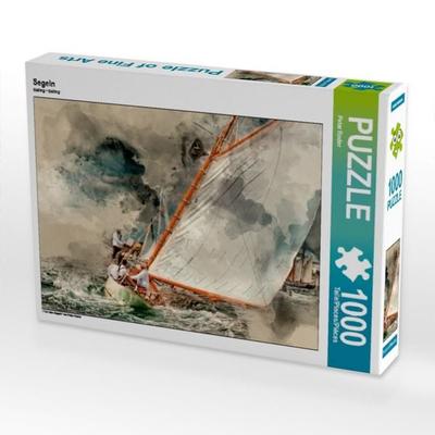 CALVENDO Puzzle Segeln 1000 Teile Puzzle quer | 1000 Teile Lege-Größe 64 × 48 cm Foto-Puzzle für glückliche Stunden