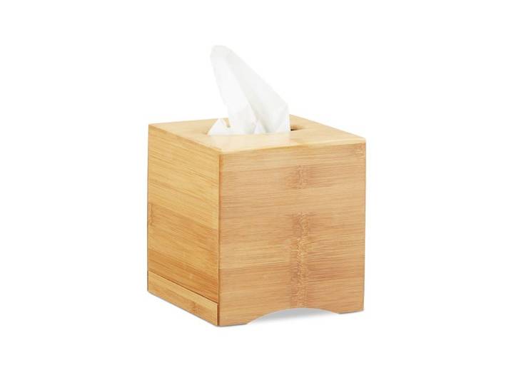 Relaxdays 2x Distributeurs de mouchoirs carré
