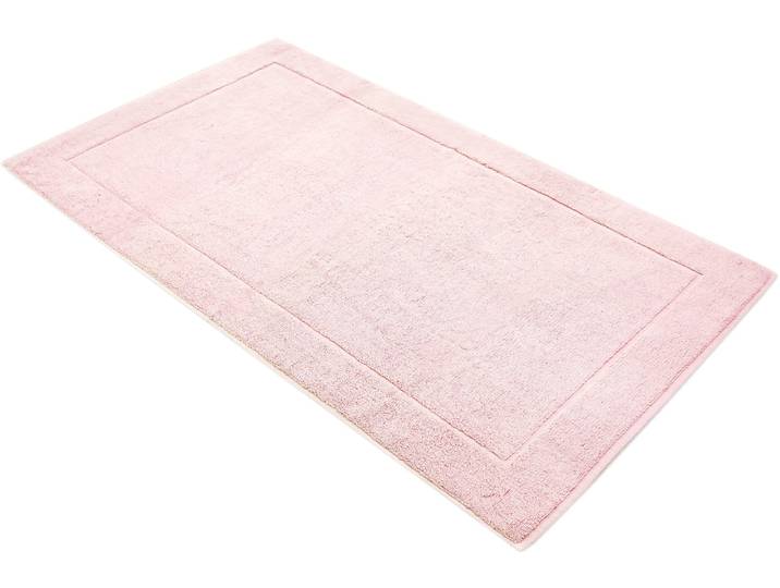 Badematte FRAMSOHN FROTTIER Uni Basic Hotelmatte Gr. 4, rosa (rosenquarz), H:11mm, Baumwolle, Badematten, Badematte, grosse Farbpalette, Hergestellt in Österreich, Badezimmerteppich