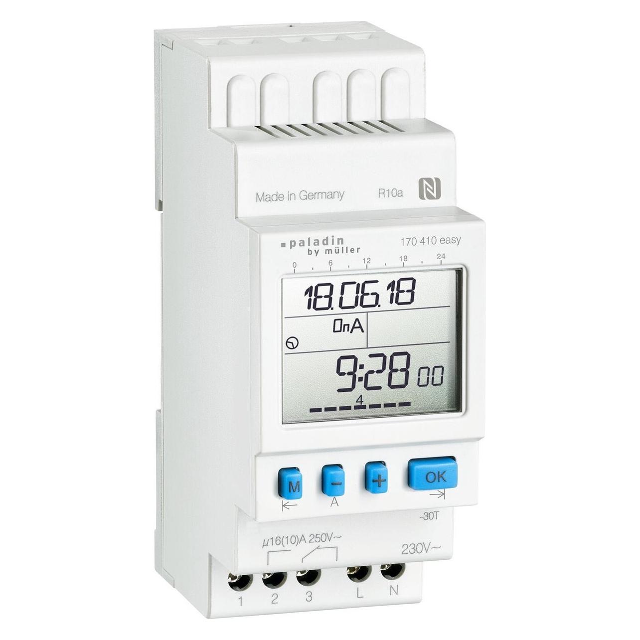 Csdk SL Schaltuhr digital Tag/Woche, 1 Kanal 30 Plätze, 1 Schalter 36mm, 230V, Verlustleistung 1,5, Programm (22342)