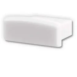 ISOLED Endkappe EC35W weiß für Profil SURF12 BORDERLESS FLAT in Verbindung mit COVER3, 1 STK ISO-113085