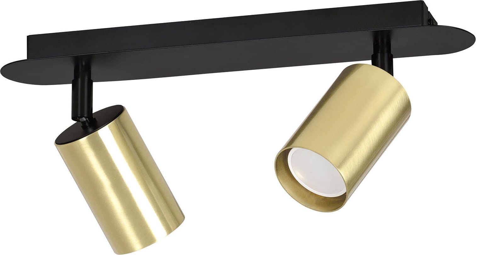 Emibig Zen 2 Plafondlamp Zwart 2xGU10 30W