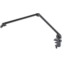 K&M 23860 Mikrofonarm - Broadcast ohne Kabel, Mikrofonständer, Schwarz