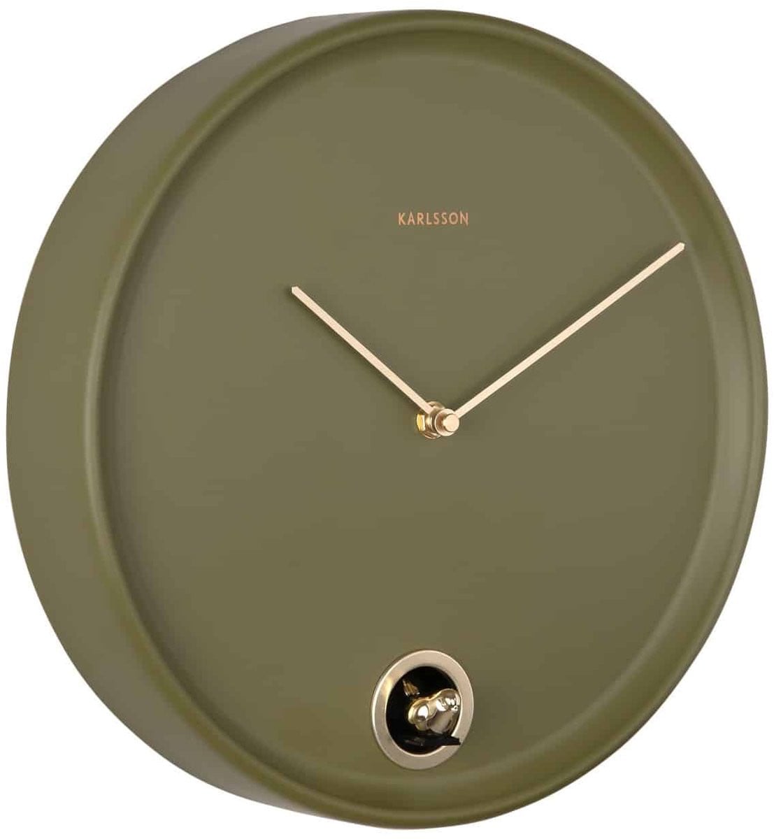 Karlsson Esencia Cuckoo Wandklok - Groen - Ø30cm - Analoog