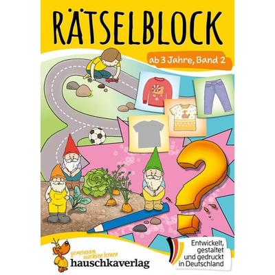Rätselblock ab 3 Jahre, Band 2, Taschenbuch von Agnes Spiecker, Hauschka Verlag, 978-3-88100-645-3