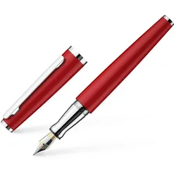 Faber-Castell Otto Hutt design06 Füller rot glanz B
