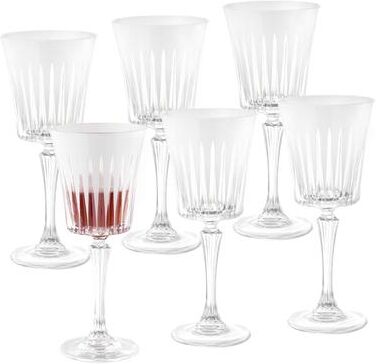 Majestic Gifts Inc. Onyx Water Goblet, White, 7.5 oz. S/6