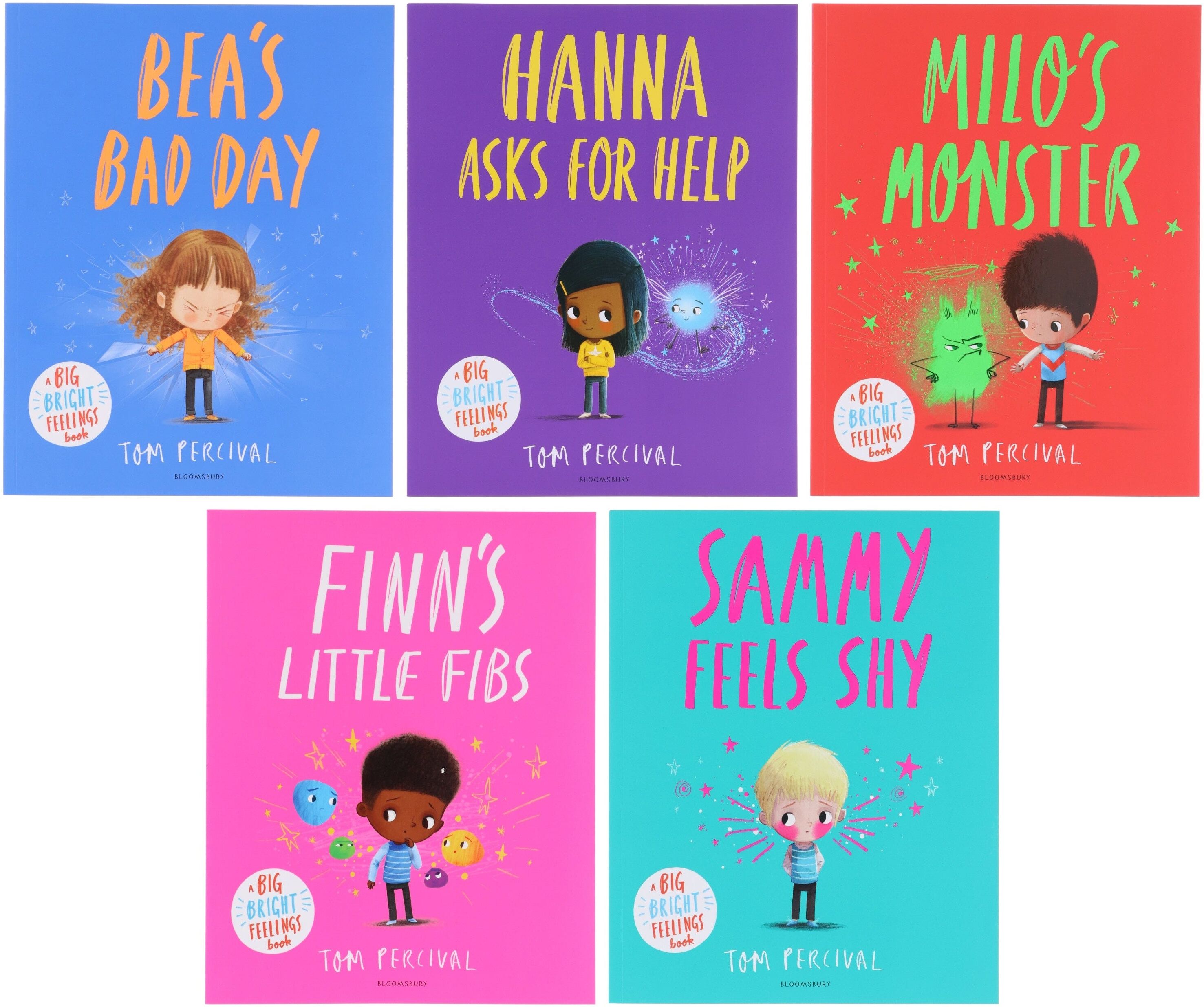 A Big Bright Feeling Series (Set 1) by Tom Percival 5 Books Collection Set - Ages 0-5 - Paperback Bloomsbury Publishing