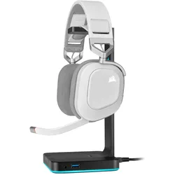 Corsair HS80 (Wireless) (Kabellos), Gaming Headset, Weiss