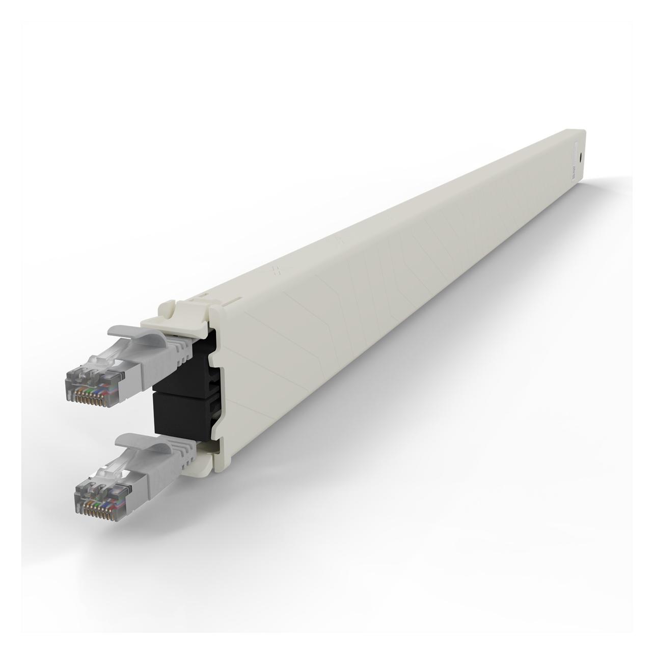 Patchbox one / Cassette / 30RU / Cat 6A, STP, 1.8 m, Grau (STP, U/FTP, CAT6a, 1.80 m) (CONE30STPSL)