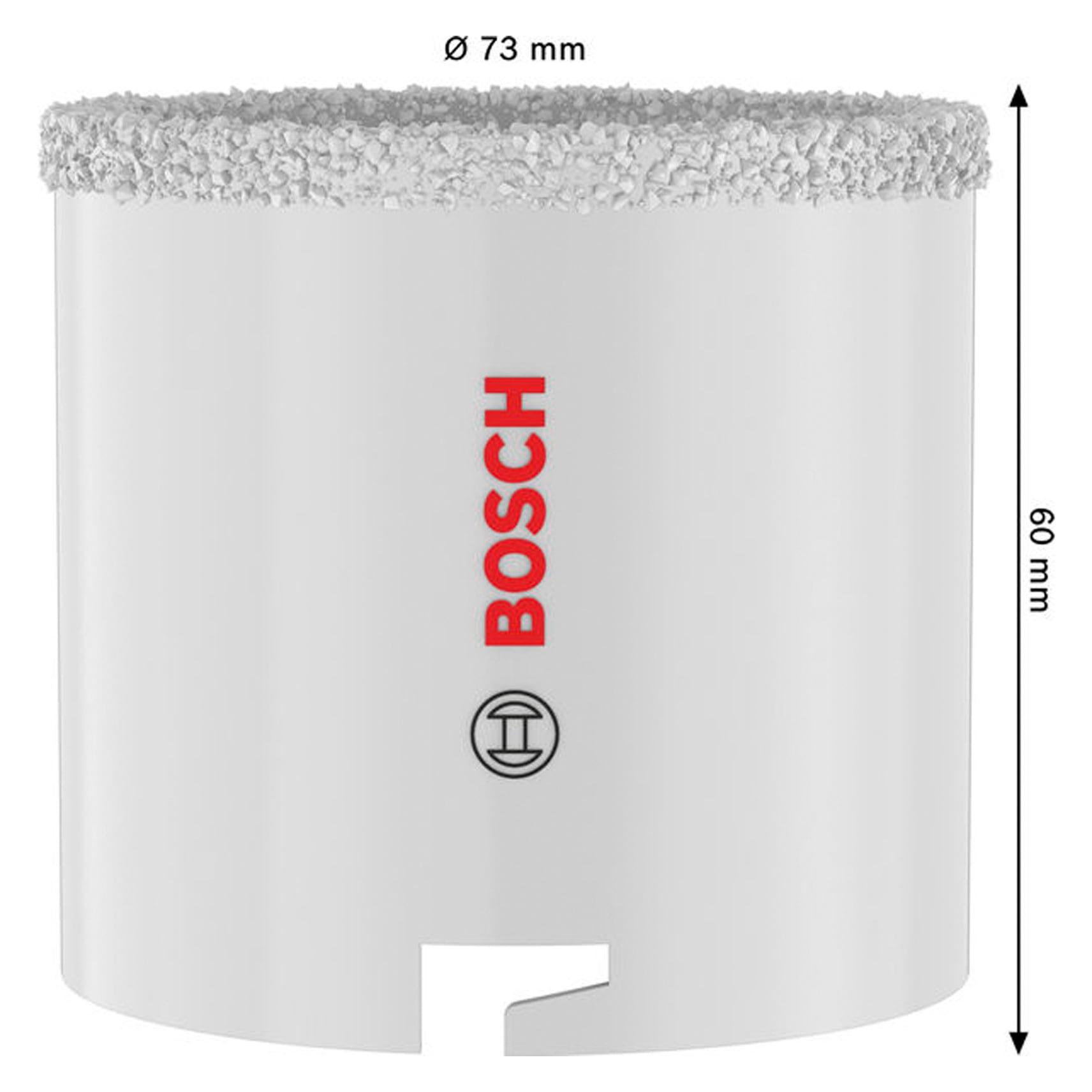 Bosch Zubehör Brick and Soft Tiles Arbored Lochsäge, 73 mm (73 mm) (2608594536)