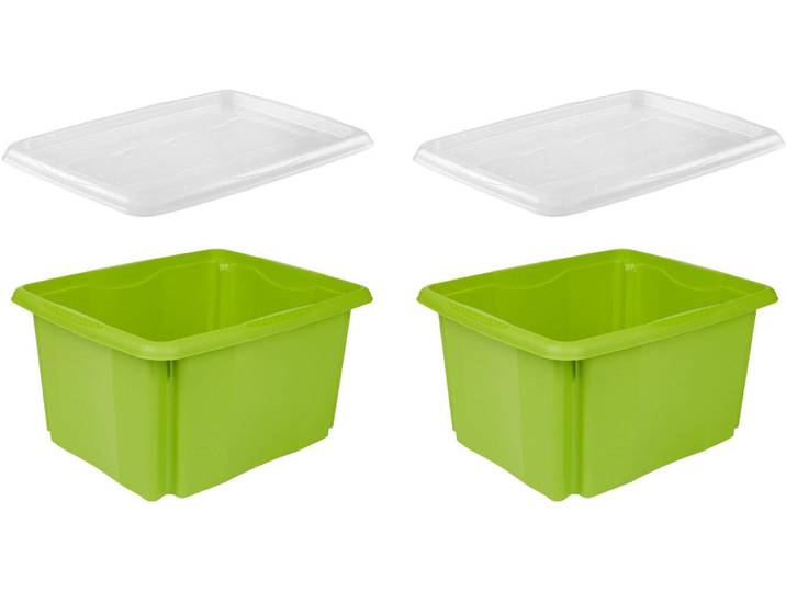 keeeper emil Aufbewahrungsbox, 24 L, mit Deckel, hochwertiger Kunststoff