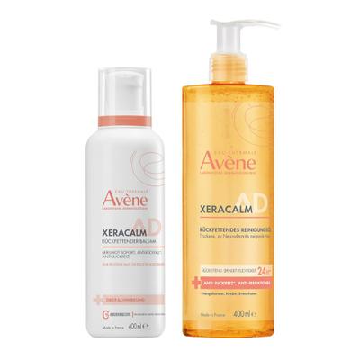 Avène Xeracalm A.D Rückfettender Balsam 400ml + XeraCalm Reinigungsöl Set 1 St