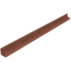 Flexible Rasenkante 19,2m mit Gummihammer - Terrakotta
