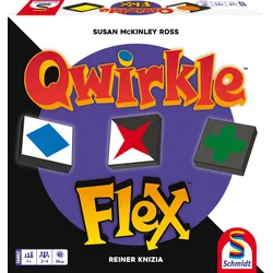 Schmidt Spiele - Qwirkle Flex Familienspiel Strategiespiel ab 7 Jahren für 2–4 Spieler