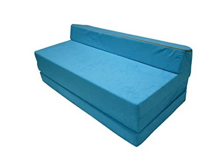 Natalia Spzoo Klappmatratze 200x120x10 cm - Premium Schaumstoff Gästematratze für Zwei Personen, Faltbare Bodenmatratze, Schaumsofa - Optimal für Übernachtungsgäste