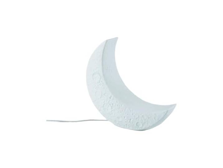 LAMPADA SELETTI À PORCELLANA MY TINY MOON 14801 Lampada da Tavolo in Porcellana Bianca – SelettiIconico\, irriverente e fuori dagli schemi\, questo pezzo d'autore in porcell