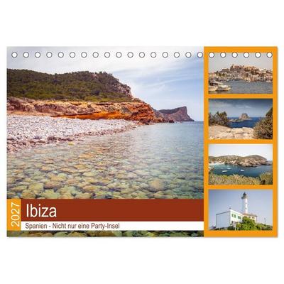 Ibiza - Spanien (Tischkalender 2027 DIN A5 quer), CALVENDO Monatskalender