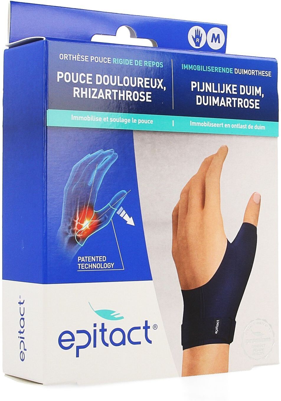 Epitact Orthese Pouce Rigide Droite M