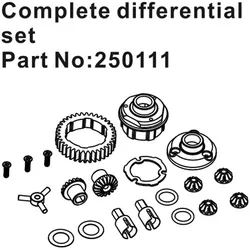 Hobby Plus RC Complete Differential Set