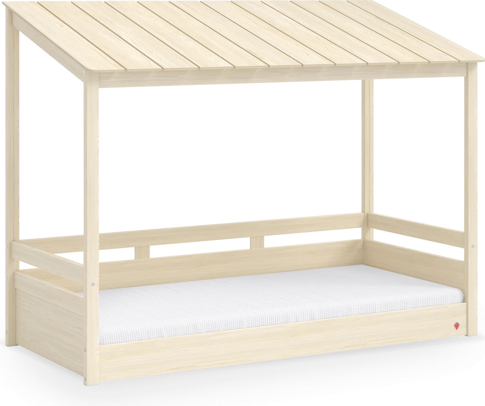 Cilek MONTES natur Hausbett mit Holzdach, 90x200 cm
