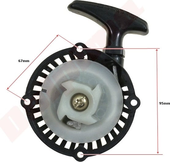 MAGIQ Parts Startmotor voor China grasmaaiers, model NB411