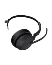 Jabra GN Jabra Evolve2 55 MS Mono Headset On-Ear Bluetooth kabellos Adapter USB-C via Geräuschisolierung Schwarz mit Ladestation Zoom Certified Cisco Webex Tencent Meeting Alcatel-Lucent-zertifiziert Avaya Unify MFi Google Meet Amazon Chime (25599-899-989)