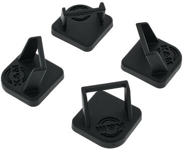 K&M 19708 Magnetic holder Schwarz