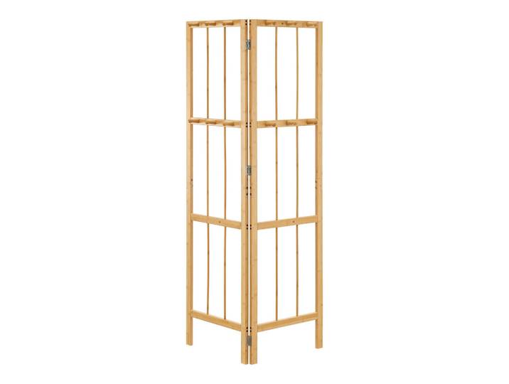 [en.casa] Eckgarderobe Hyllestad, Naturfarben, Naturmaterialien, Bambus, 92x165.5x8 cm, Garderobe, Garderobenpaneele