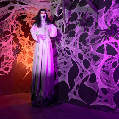 Haunted Hill Farm 5.9-Ft. Standing Raising Lady Animatronic