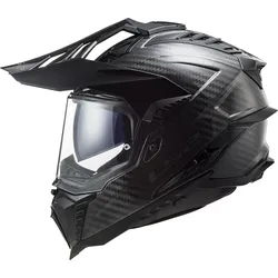 LS2 Endurohelm MX701 EXPLORER CARBON S Schwarz