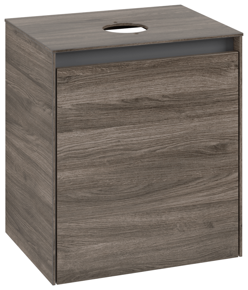 Villeroy & Boch Waschtischunterschrank Collaro 500x548x380mm 1trg. A:li Waschbecken mittig Stone O C14800RK