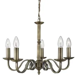 Decken Lampe Leuchte Antik Messing Flur Büro Schlaf Wohn Zimmer Beleuchtung