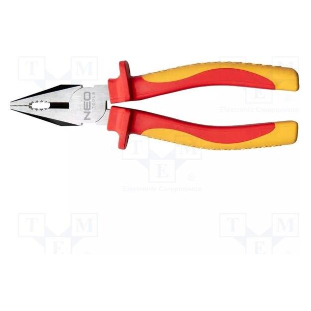 Neo Tools Combination pliers 1000 V (combination pliers 180 mm, 1000 V) (180 mm) (TOP-01-241)