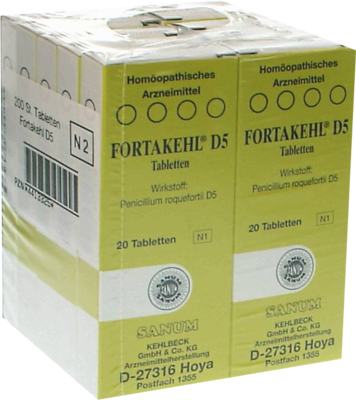 SANUM-KEHLBECK GmbH & Co. KG FORTAKEHL D 5 Tabletten 10X20 St 04413325