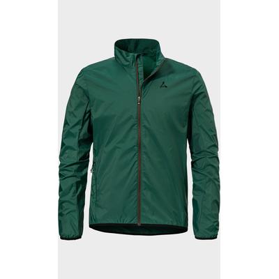 Outdoorjacke SCHÖFFEL "Jacket Style Cannobio MNS", Herren, Gr. 54, grün (6995, grün), Oberstoff: 100% Nylon. (Coating: Polyurethan), regular fit, hoch geschlossener Ausschnitt, Jacken Outdoorjacke