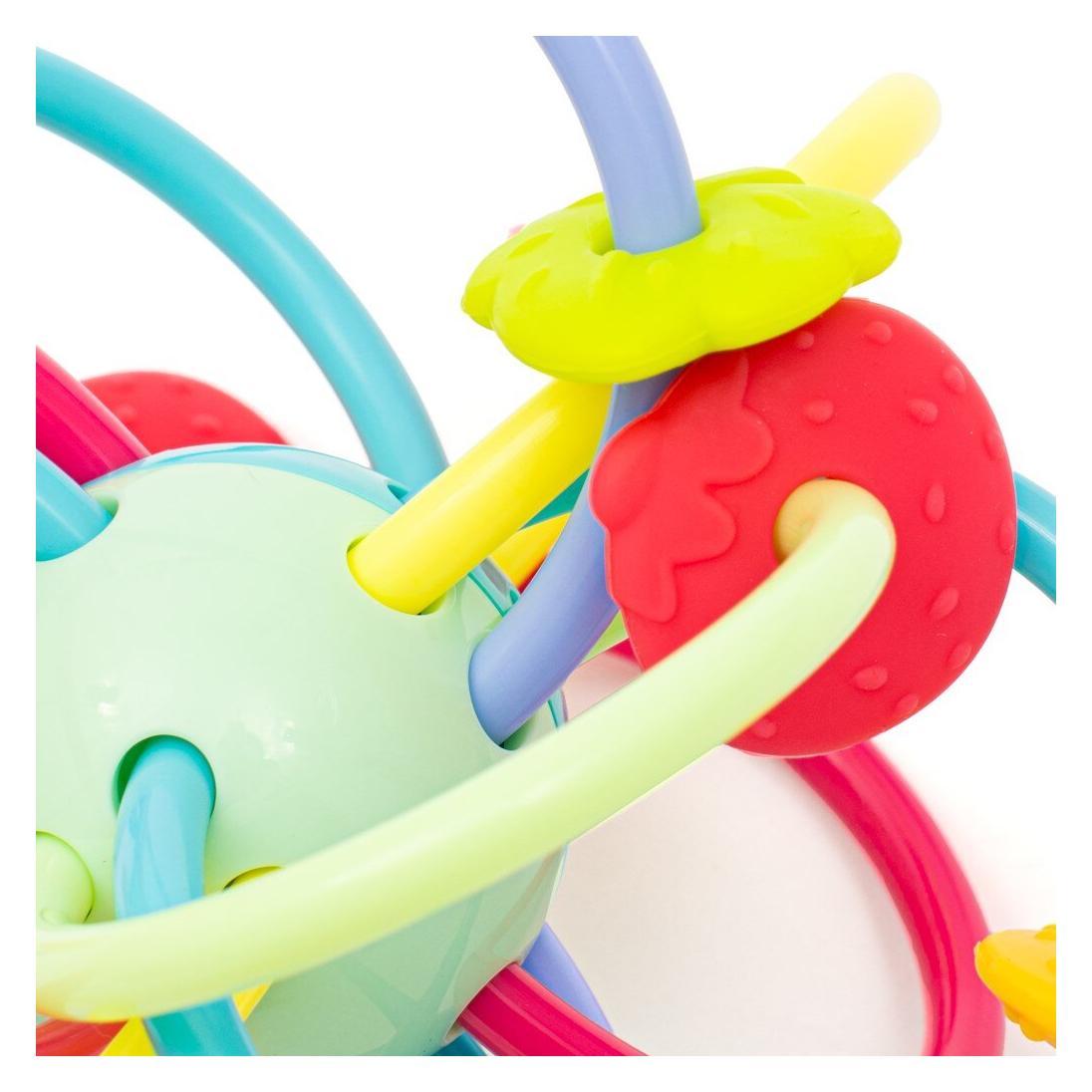 Baby Mix Beissring aus Silikon-Kunststoff mit Rattle (57941406)