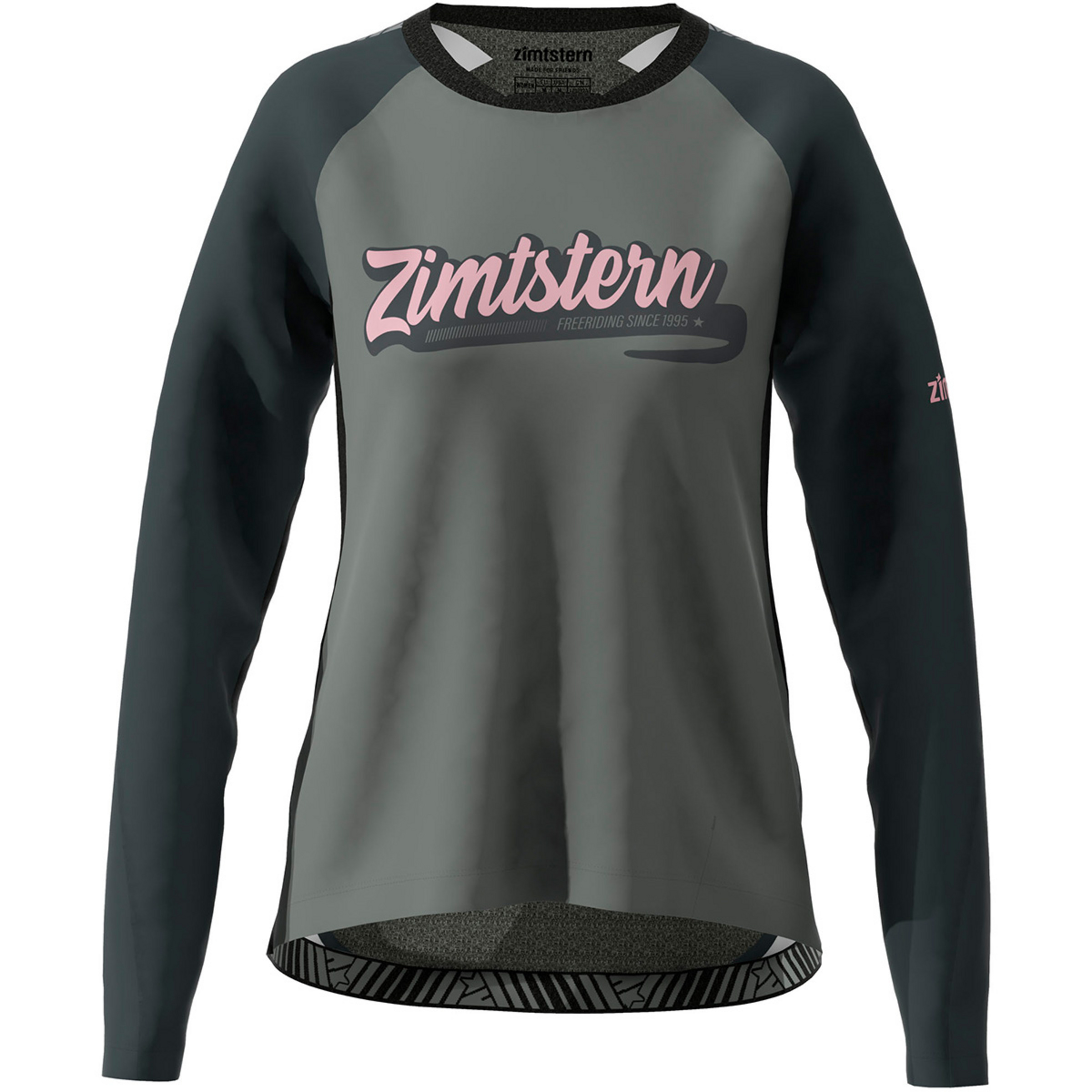 Zimtstern ProTechZonez Trikot Damen Radtrikots grau Größe XS Mountainbike Widerstandsfähig Wasserabweisend