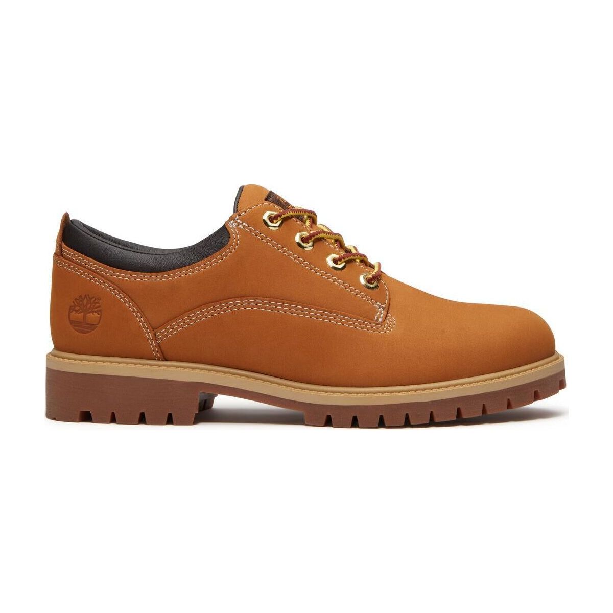 Timberland Mens Lace UP Shoe wheat nubuck 7 Wide Fit TB0A5S9W7541-7-Wide Fit