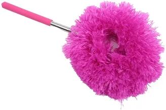 Multisell Products Hub Ceiling Fan Duster With Extension Pole, Long Handle Microfiber Duster For Hard to Reach Areas rose Red