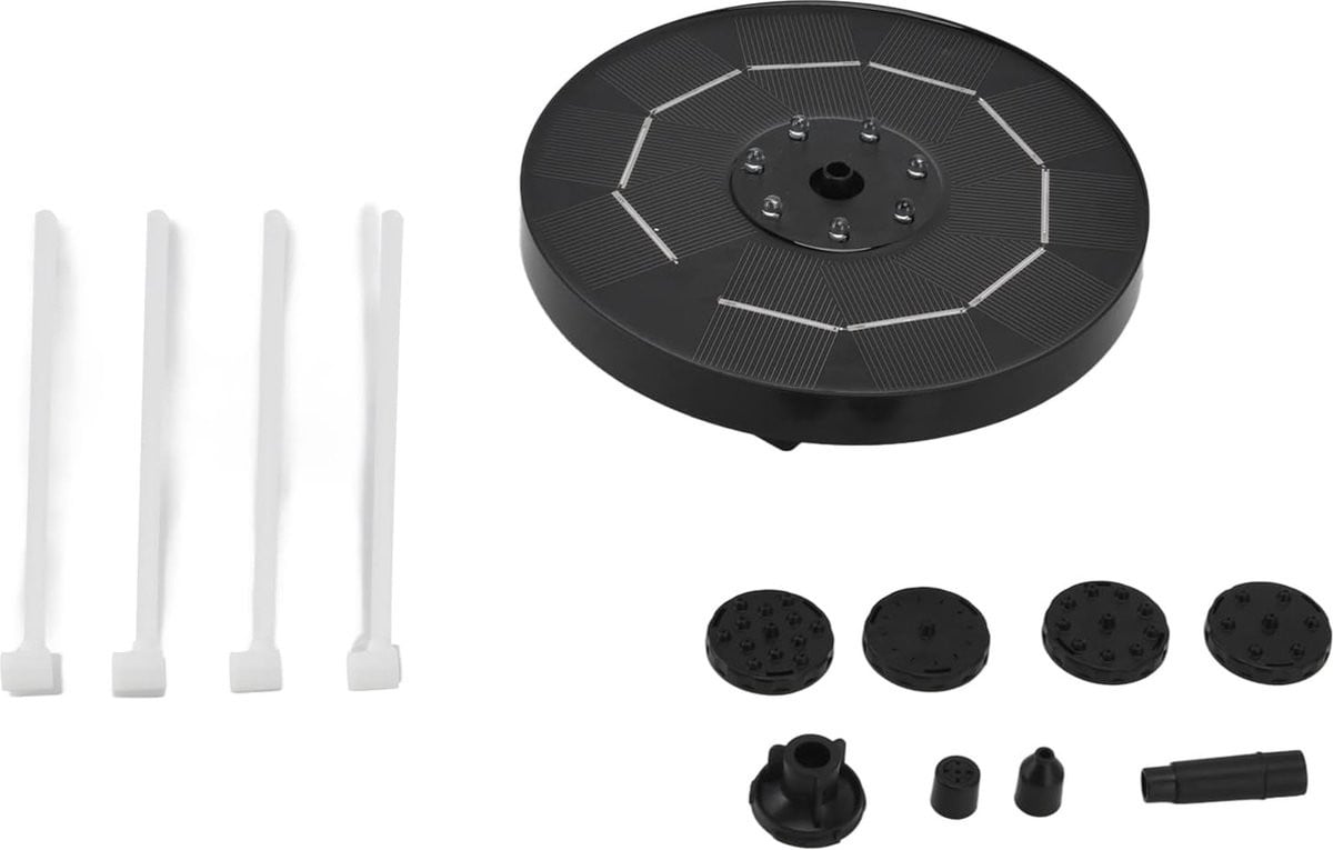 Solar Fontein Waterpomp Kit met Zonnepaneel voor Vijver en Aquarium
