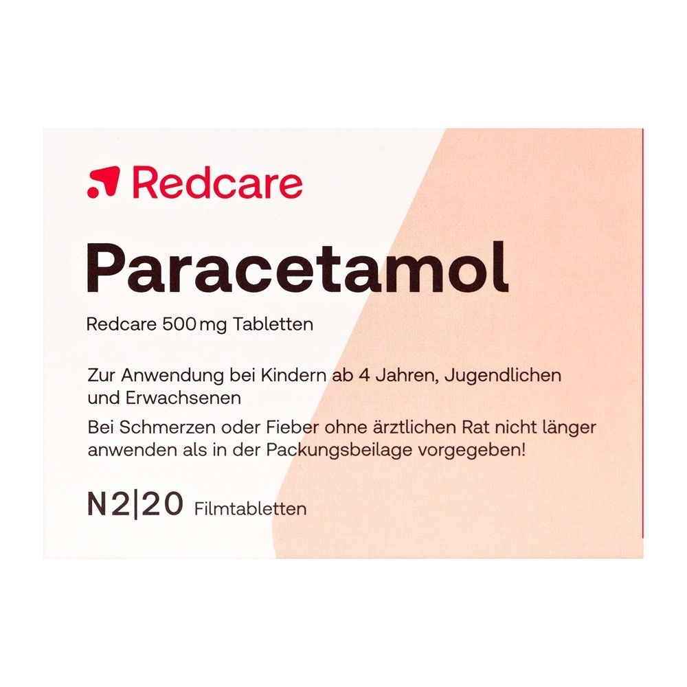 Paracetamol RedCare 500 mg Tabletten 20 St