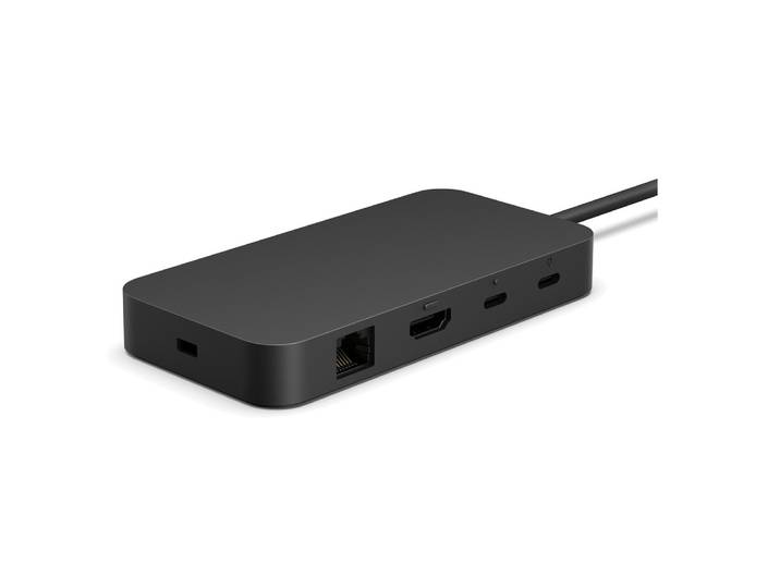 Microsoft Surface USB4 Dock, Avec fil, USB4, 100 W, 1000 Mbit/s, Noir, 60 Hz EP2-20012