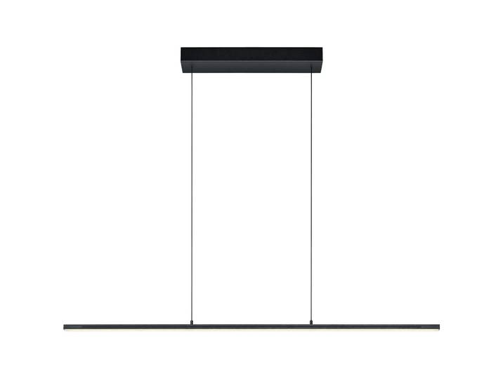 Pendellampe Queens 2 Schwarz Eisen 3600 lm Dimmbar B 121 cm - LED - Lichtfarbe: Extra warmweiss - Kaltes Tagesweiss- LED Energiesparlampe