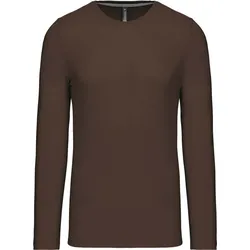 Kariban Herren T-Shirt langarm K359 chocolate 3XL