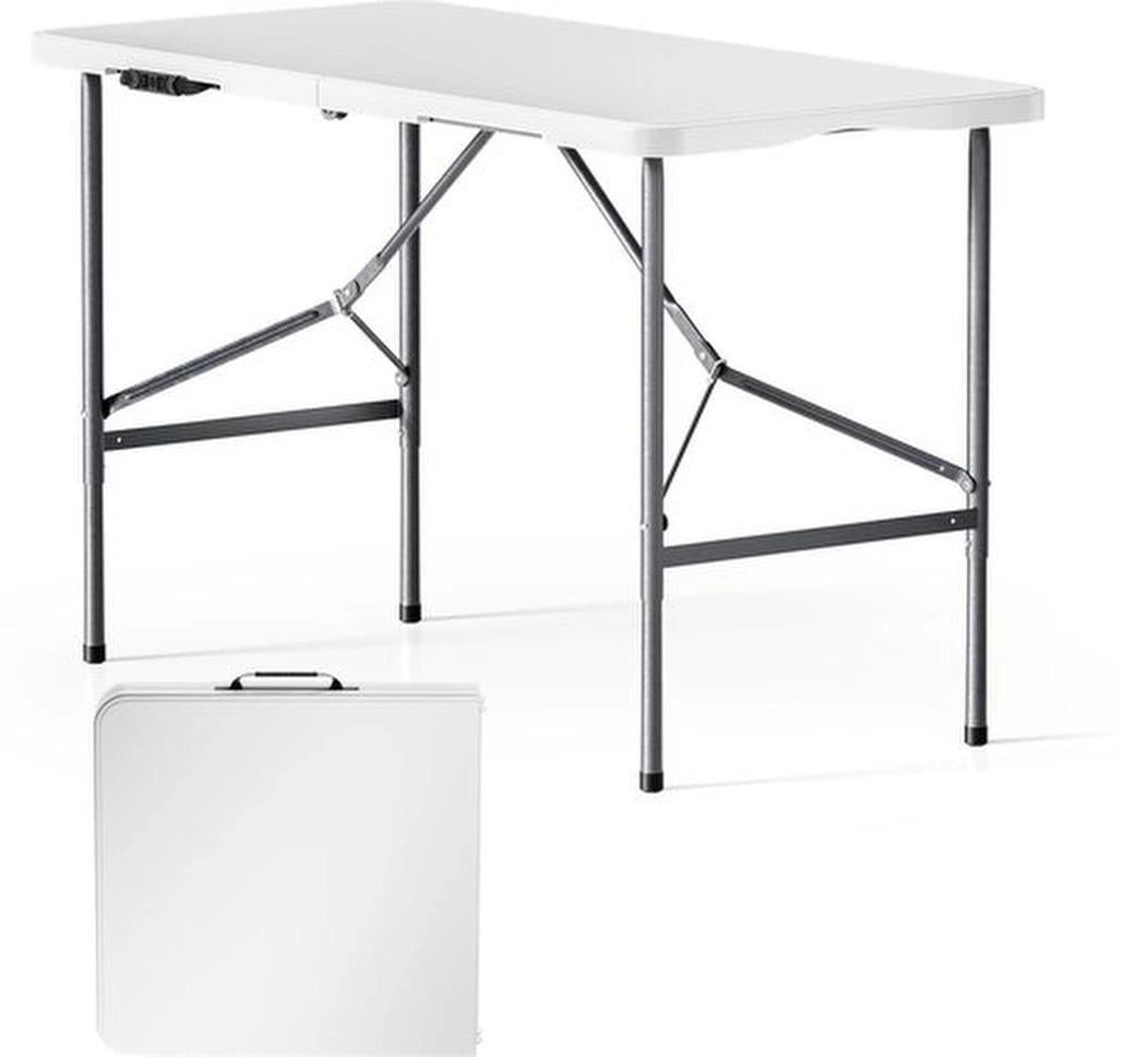 Azomor Opvouwbare aluminium campingtafel met draaggreep voor tuin en outdoor