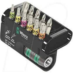 WERA 05073641001 - Bit-Satz Bit-Check Bit-Check 12 Wood TX HF, 12-teilig