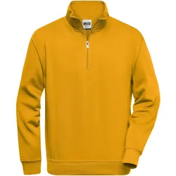 Zip-Sweatshirt "JN831" - L - gold-yellow