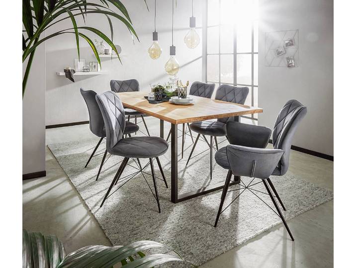 Table de salle à manger Emona 160cm Bois